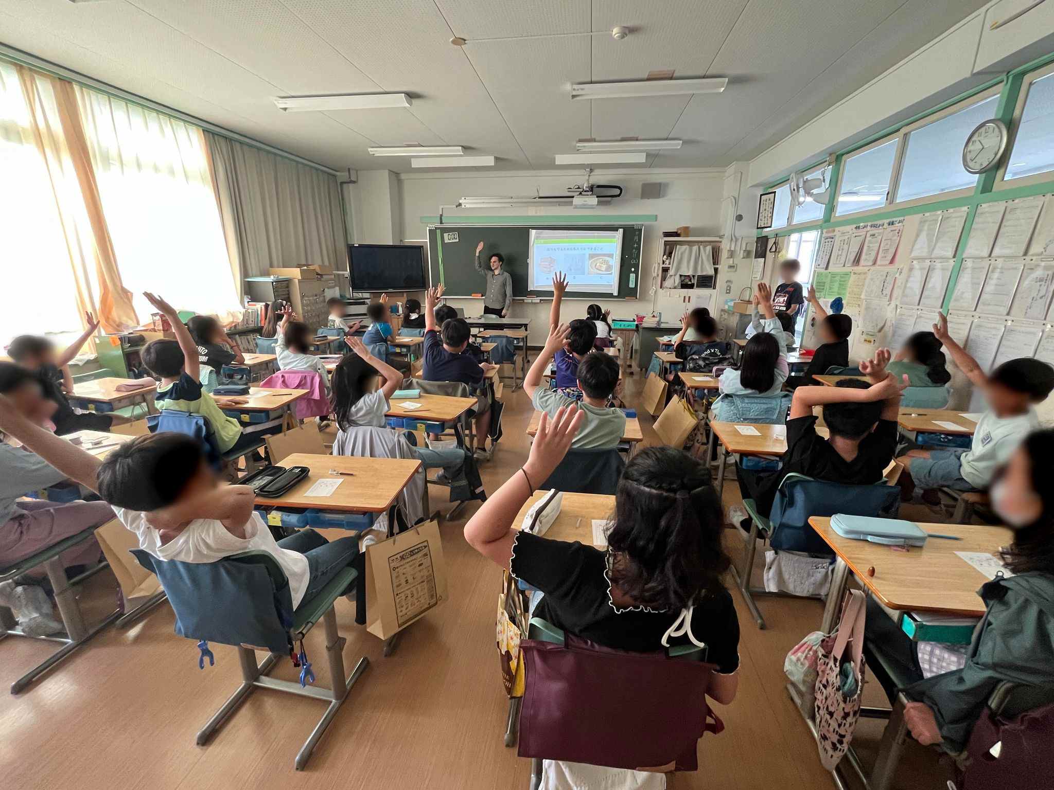 第19回北区環境展でベジプロジェクトジャパンが小学4年生に実施した授業の様子