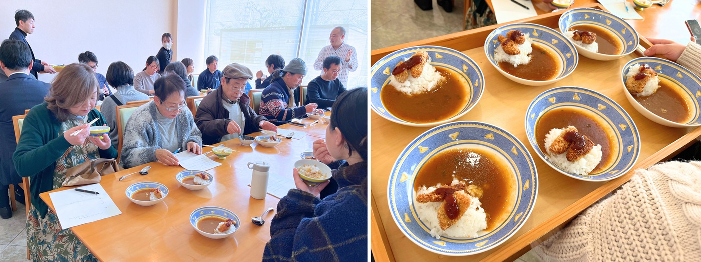 亀岡市主催の事業者向けヴィーガン料理試食会の様子