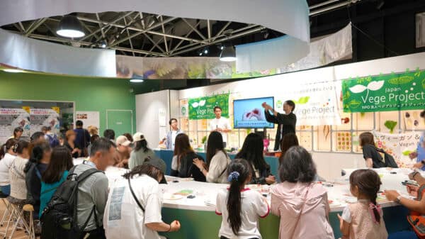 Enny's workshop at VegeProject's event at Expo 2025 Osaka, Kansai