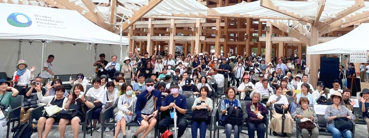 大阪万博で開催されたヴィーガンステージの観客の皆様