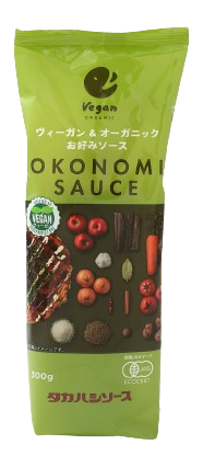 Vegan-certified product: vegan and organic okonomi sauce