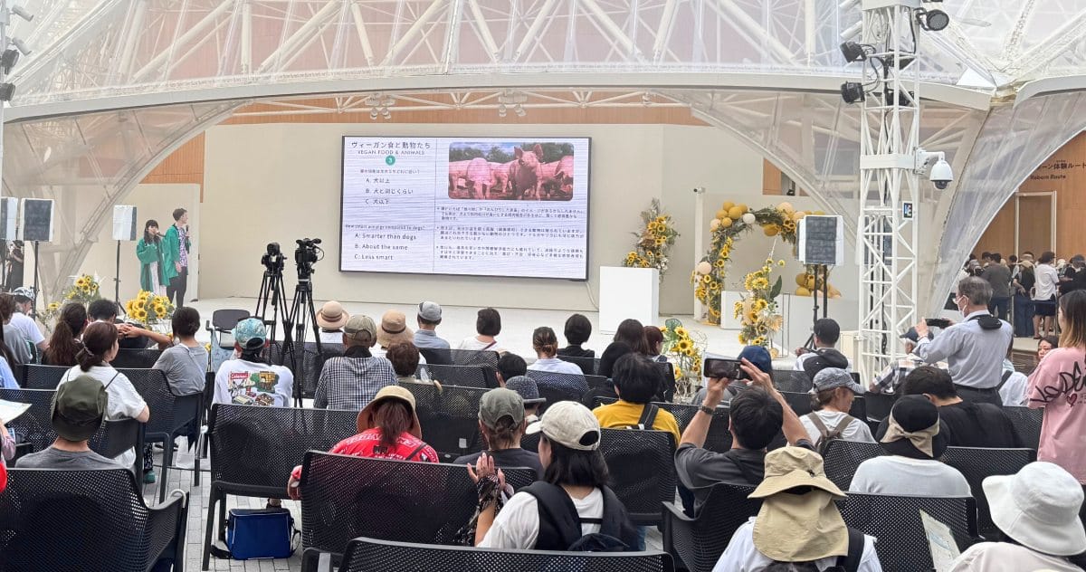 Vegan quiz tournament held at the Osaka-Kansai Expo