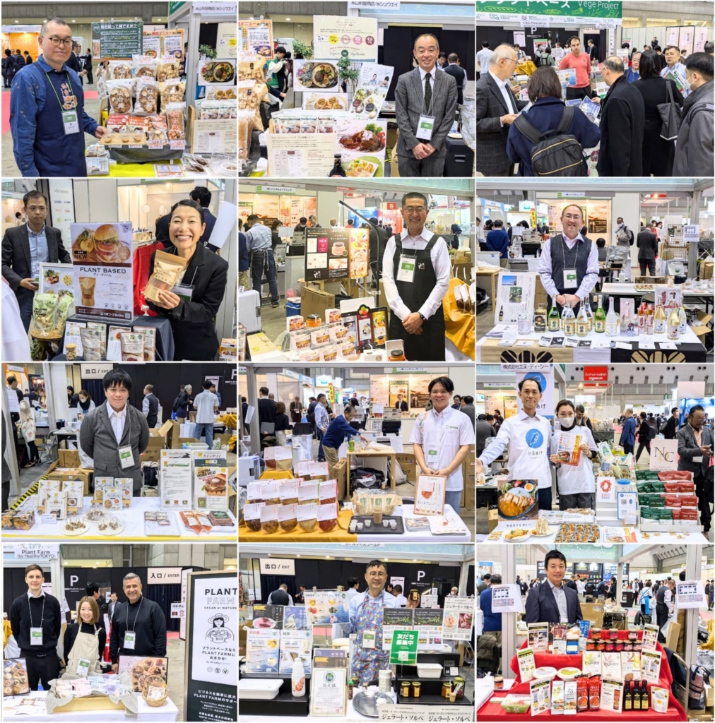 Exhibitors in the VegeProject vegan and plant-based area at Health and Wellness Japan 2025