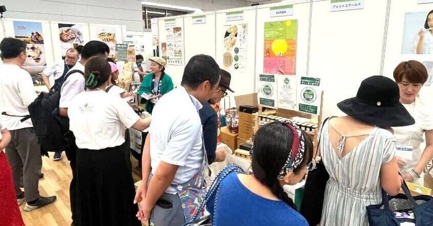 VegeProject Set Up “Vegan Marche” at Organic Expo