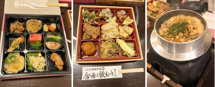 Vegan dishes served at Tottori City food diversity seminar tasting