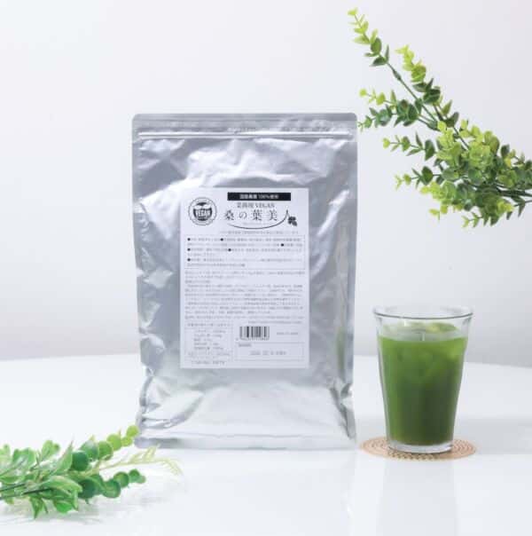 “Kuwa no Ha Bijin” green juice served on the day