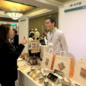 ヴィーガンスイーツを製造する株式会社松竹圓_福岡市主催のヴィーガン&ムスリム対応の試食展示会にて