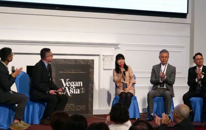 ヴィーガンアジアビジネスカンファレンスでパネルトークに参加するベジプロジェクト代表川野陽子